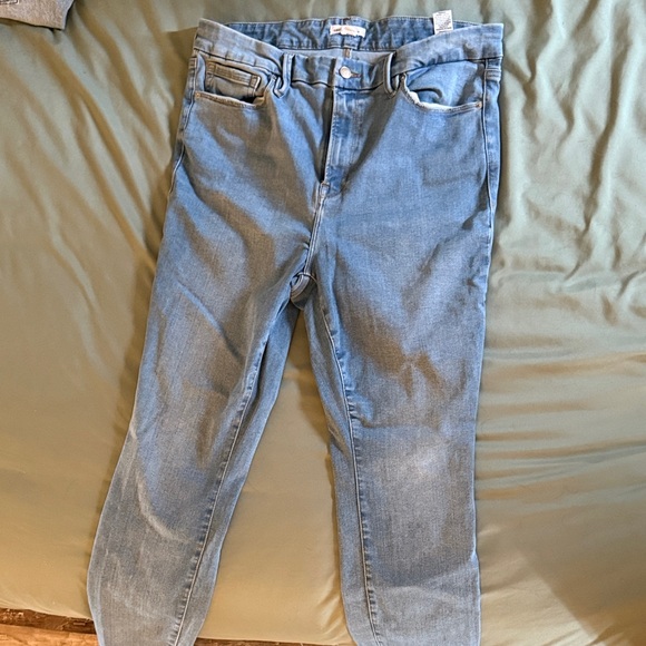 Good American Women's Skinny Jeans - Light Blue - Picture 1 of 3
